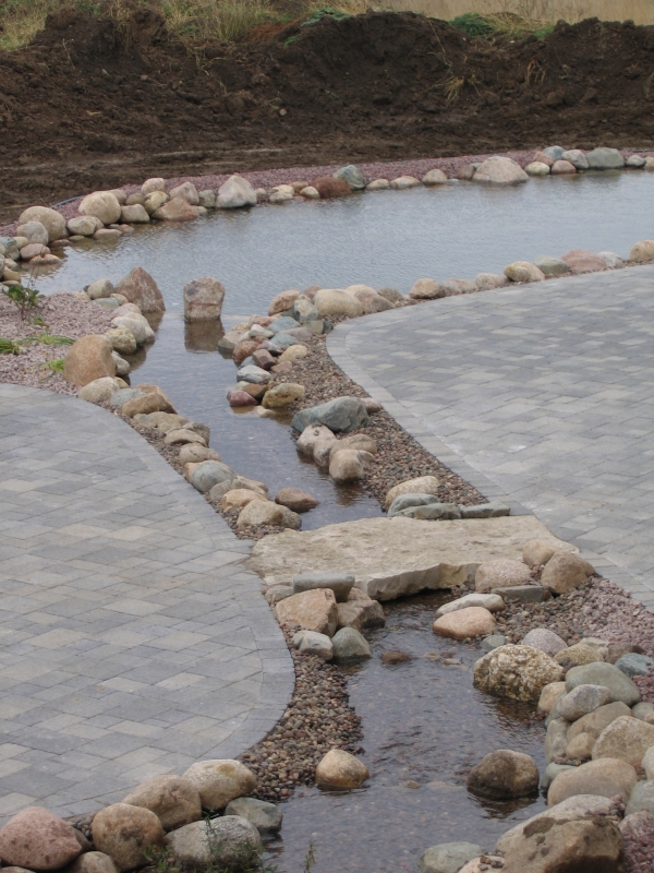 Saukville Pond and Stream Installation